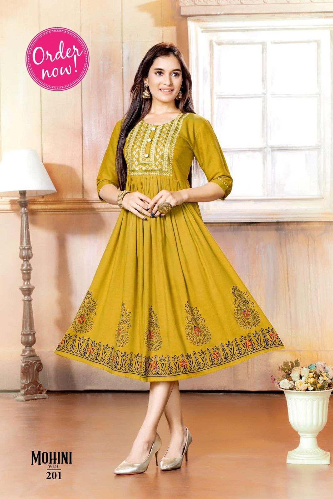 New Riyaa Mohini 2 Fancy Wear Wholesale Kurti Collection